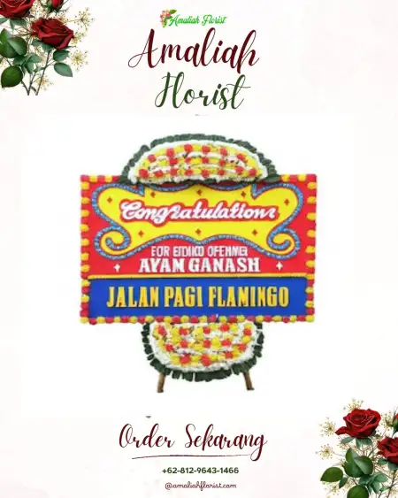 Sewa Papan Bunga Paju
